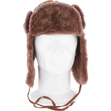 Unisex Sheepskin Trapper Hat Whisky: 208