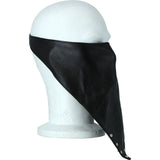 Leather Embossed Bandana Face Mask Black: FACE MASK