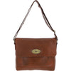 Michigan Leather Messenger Bag Cognac: M-57