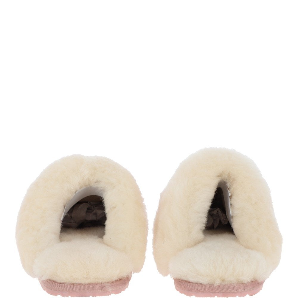 Women's Classic  Suede Sheepskin Slippers Pink: FEN-LADIES SLIPPERS