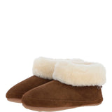 Sheepskin Slippers Chestnut: LADIES BOOTYS
