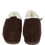 Fenland Classic Suede Sheepskin  Bootie Slippers Brown: MENS BOOTY