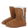 Fenland Classic 8" Suede Sheepskin Belt Boots: S/SKIN BOOT BELT