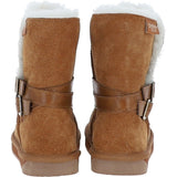 Fenland Classic 8" Suede Sheepskin Belt Boots: S/SKIN BOOT BELT