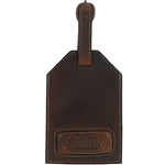Leather Travel Luggage Tag Copper Brown : 5996