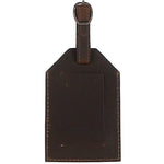 Leather Travel Luggage Tag Copper Brown : 5996