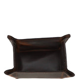 Medium Leather Tidy Tray Copper Brown: MEDIUM COIN TRAY