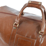 Extra Large Leather Travel Holdall Chestnut/vt: 2081