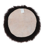 Ashwood Sheepskin Seat Pad Chocolate