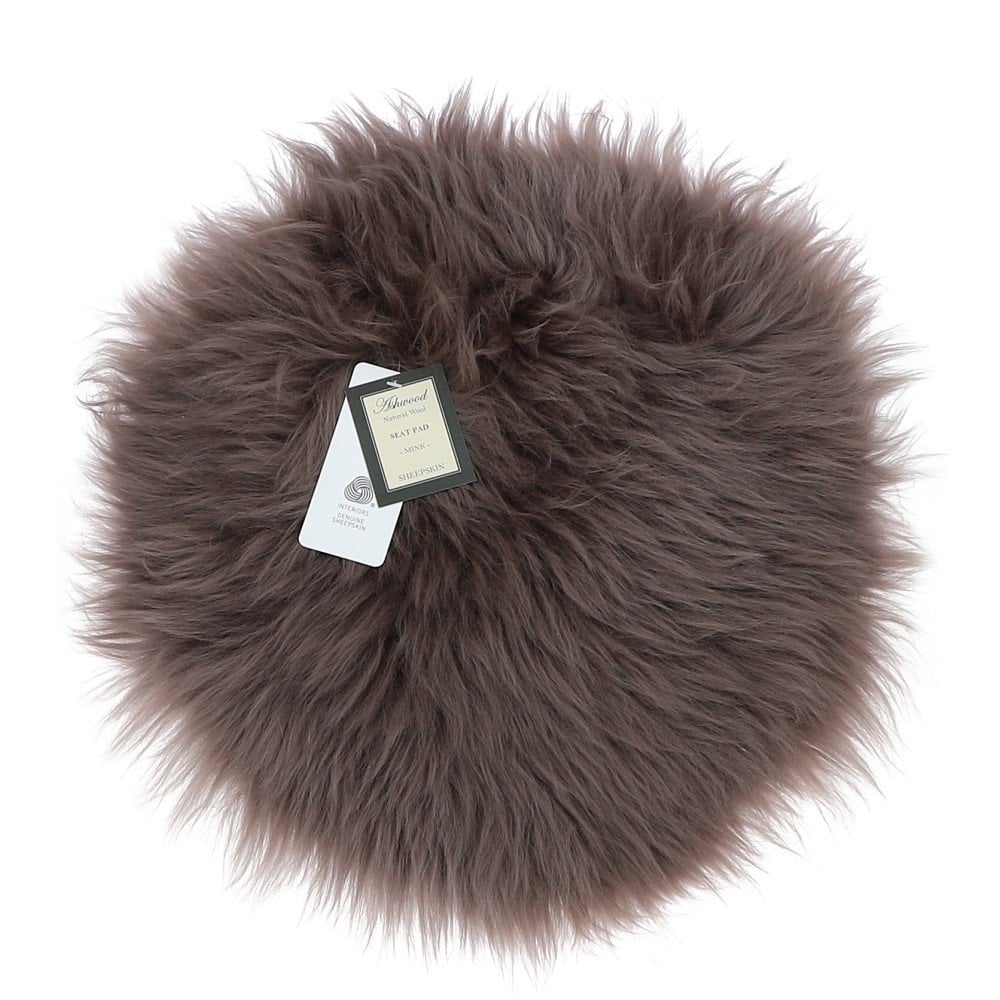 Ashwood Sheepskin Seat Pad Mink