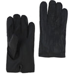 Touch Screen Friendly Leather Gloves Black : 821