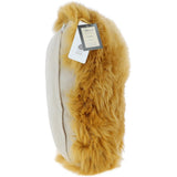 Ashwood Sheepskin Cushion Ochre