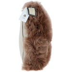 Ashwood Sheepskin Cushion Toffee