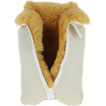 Natural Sheepskin Hot Water Bottle Cover Ochre: WOOL WATER