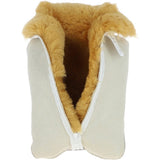 Natural Sheepskin Hot Water Bottle Cover Ochre: WOOL WATER