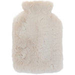 Natural Sheepskin Hot Water Bottle Cover Linen: WOOL WATER