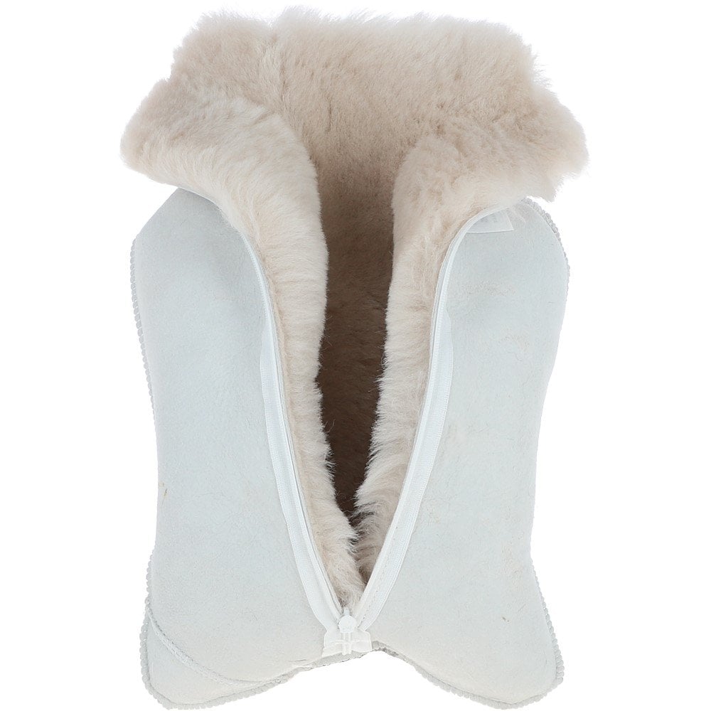 Natural Sheepskin Hot Water Bottle Cover Linen: WOOL WATER