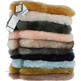 Natural Sheepskin Hot Water Bottle Cover Indigo: WOOL WATER