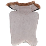 Natural Sheepskin Hot Water Bottle Cover Toffee: WOOL WATER