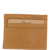 Waxy Leather Classic 6 Card Holder Wallet Cognac: W-84