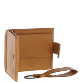 Waxy Leather RFID Wallet & Key Ring Set Cognac: W-85