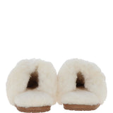 Women's Classic  Suede Sheepskin Slippers Tan: FEN-LADIES SLIPPERS
