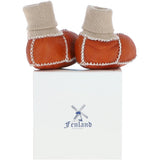 Fenland Unisex Kids Sheepskin Booties Mustard: CUTIE BOOTIE
