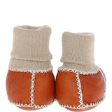 Fenland Unisex Kids Sheepskin Booties Mustard: CUTIE BOOTIE