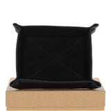 Ashwood Leather Coin Tray Black: GS-1295