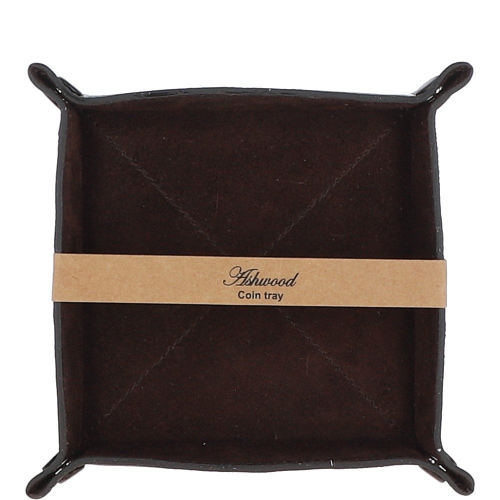 Ashwood Luxury Leather Desk Set Brown: GS-1298