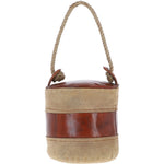 Ashwood Leather Cotton Door Stopper Brown: KI-026