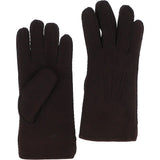 Women's Suede Sheepskin Gloves Brown:  DB 010