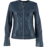 Ashwood Leather Jacket Navy: AWL-281