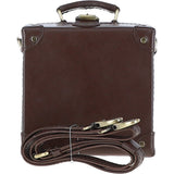 Ashwood Leather Trinket Box Brown: VIN-8