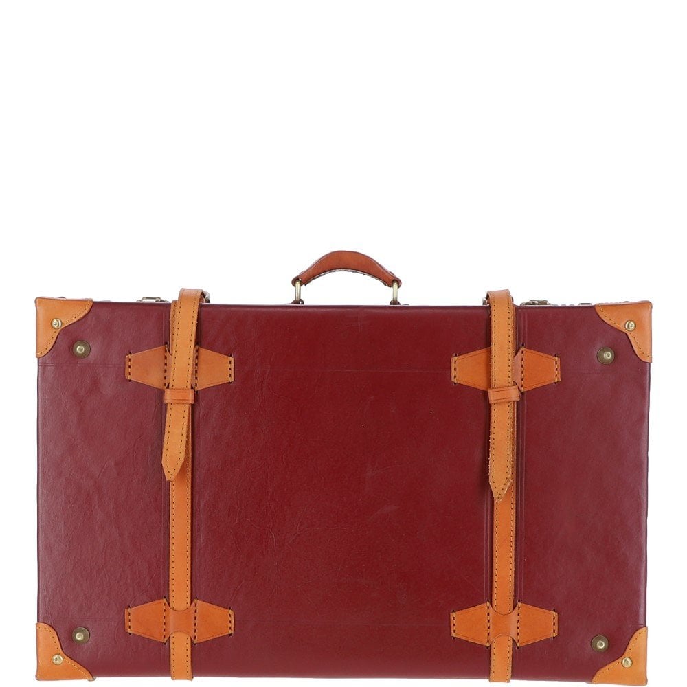 Ashwood Vintage Leather Trunk Red: VIN-22
