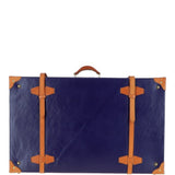 Ashwood Vintage Large Leather Trunk Navy: VIN-26