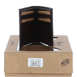 Luxury Leather Belt and Wallet Gift Set Brown: GS-1250