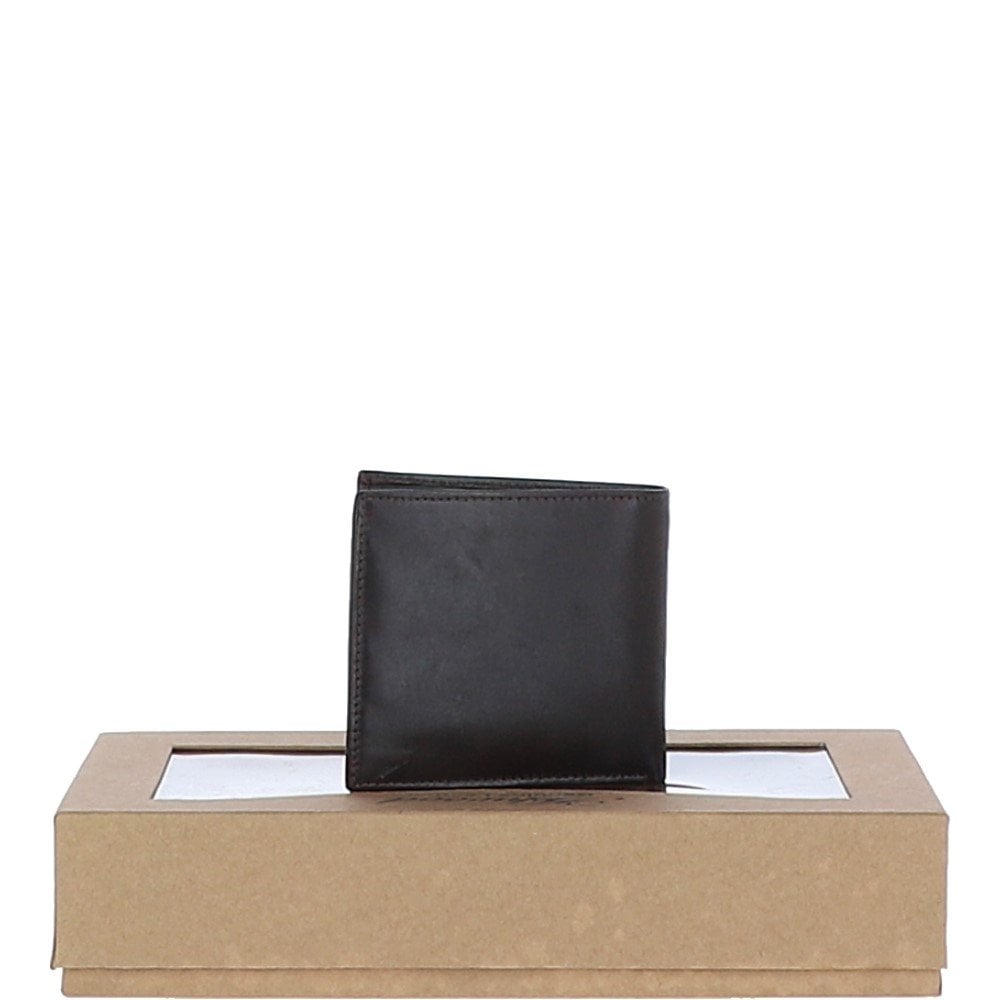 Luxury Leather Belt and Wallet Gift Set Brown: GS-1250