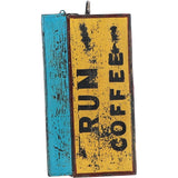 Hand Painted Iron Trunk Coffee: 532-1