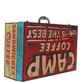 Hand Painted Iron Trunk Coffee: 532-1