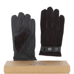 Fenland Leather and Suede Gloves Dk Brown: FEN-1006