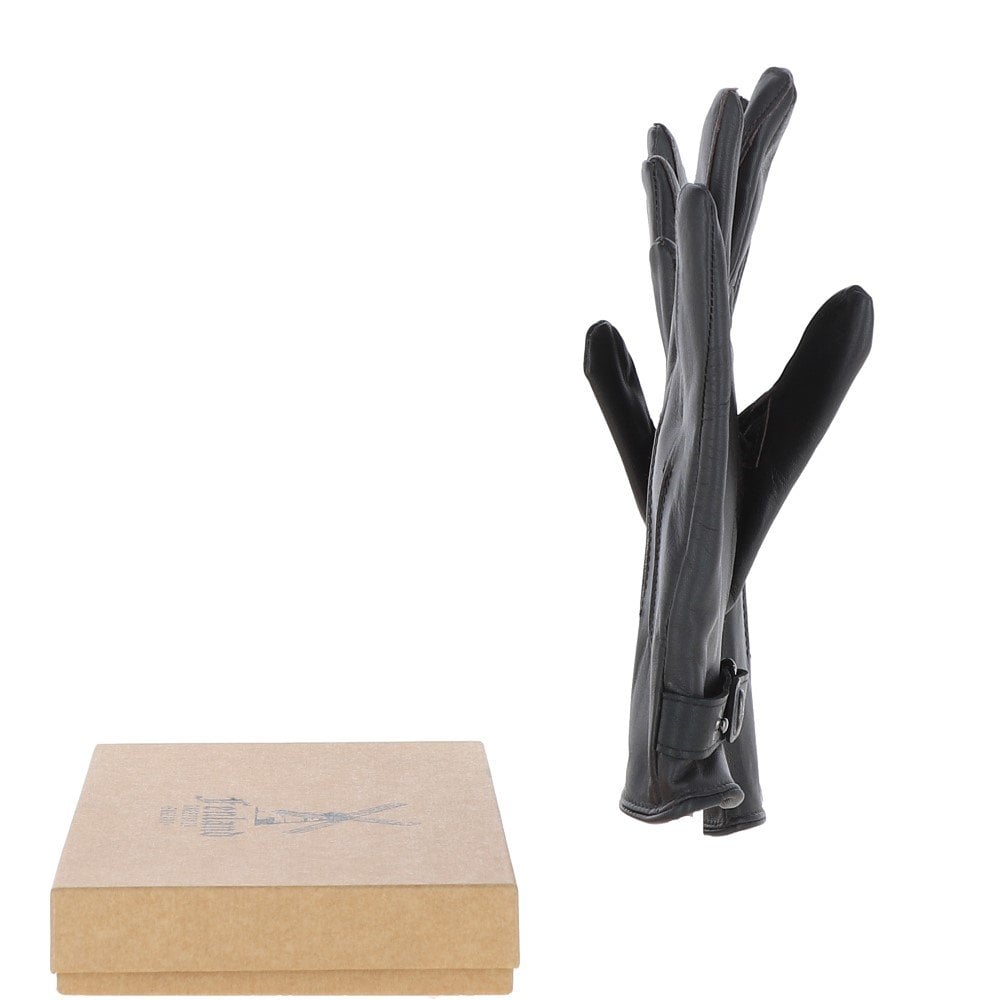 Fenland Leather Gloves Dk Brown/Blk: FEN-1009