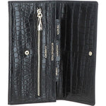 Ashwood Woman's Gift TRAVEL SET Black/Croc