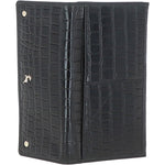Ashwood Woman's Gift TRAVEL SET Black/Croc
