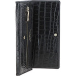 Ashwood Woman's Gift TRAVEL SET Black/Croc