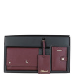 Ashwood Woman's Gift TRAVEL SET Burgandy