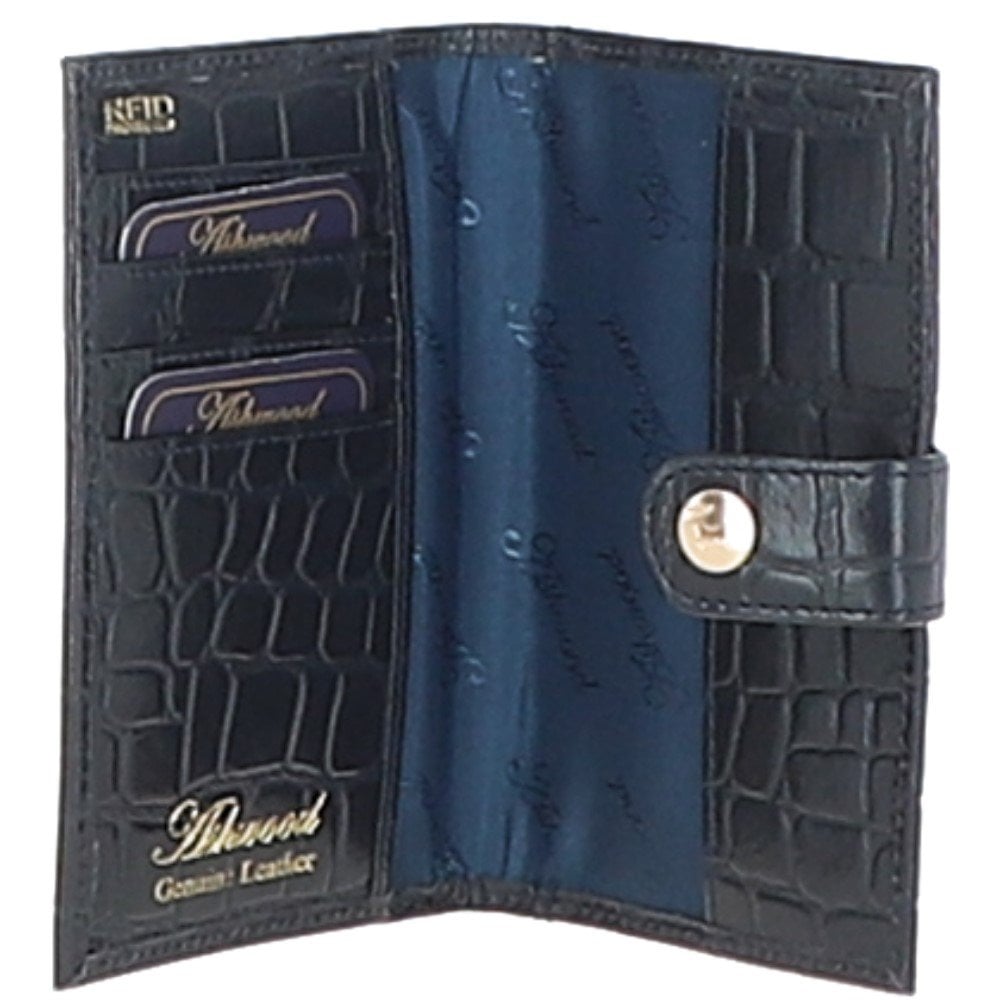 Ashwood Woman's Gift TRAVEL SET Navy/croc