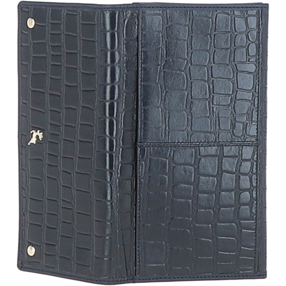 Ashwood Woman's Gift TRAVEL SET Navy/croc