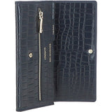 Ashwood Woman's Gift TRAVEL SET Navy/croc