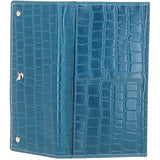 Ashwood Woman's Gift TRAVEL SET Teal/croc